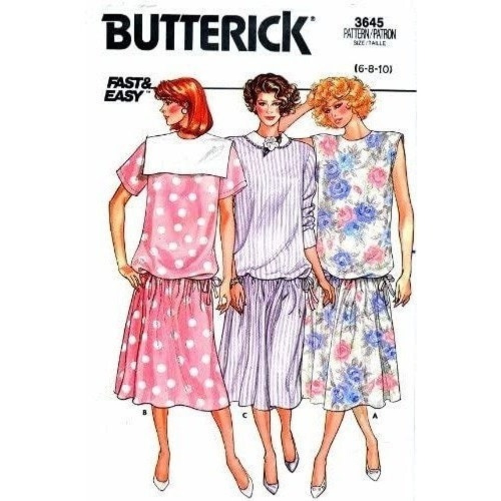 Butterick Sewing Pattern 3645 MATERNITY Dress Size‎ 6-10